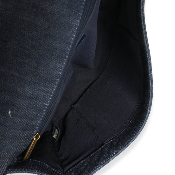 Chanel Blue Denim & Multicolor Boucle New Medium Boy Bag - Picture 6 of 7